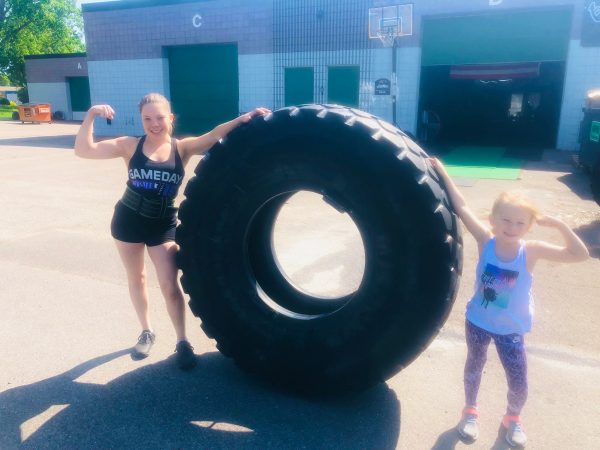 Lindsay Weissner - New Gild Jewelers Store Manager - Flipping A Tractor Tire