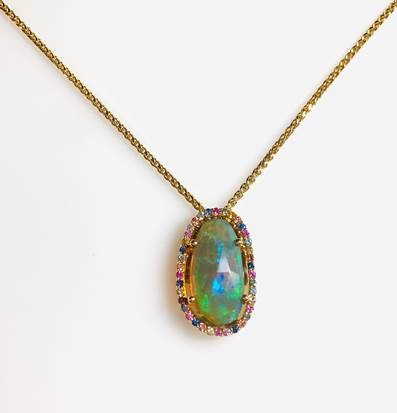 Custom Opal Necklace From New Gild Jewelers